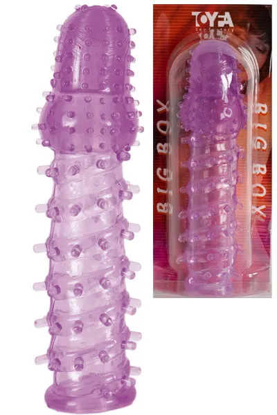 Насадка Toyfa, Фиолетовая, 8 см, Ø 2,5