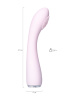 Вибратор  PPP SHIO-PRO PINK ,розовый, силикон, 21 см