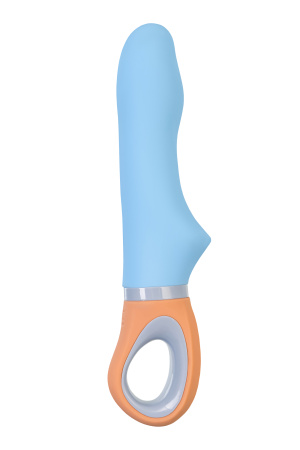 Вибратор Flovetta BLUEBELL, силикон, голубой, 18,5 см