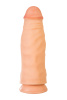 Вибратор-гигант LoveToy, реалистичный, neoskin, телесный, 28 см, Ø 8,9 см