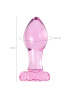 Анальная втулка Sexus Glass, стекло, 8,3 см