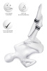 Поножи Anonymo.полиэстер, серебристые, 28,5 см